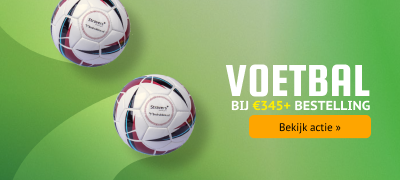 Scoor een gratis voetbal bij je bestelling