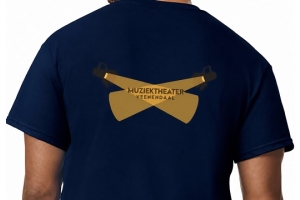 shirt met logo van muziektheater veenendaal