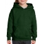 Gildan sweater met capuchon kids  forest green,l