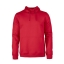 Printer Fastpitch hooded sweater rood,3xl