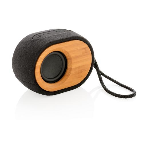 Bamboo X 5W speaker zwart/bruin