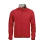 Basic softshell jacket rood,l