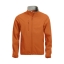 Basic softshell jacket diep-oranje,m