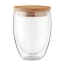 Dubbelwandig glas Mare 300 ml transparant