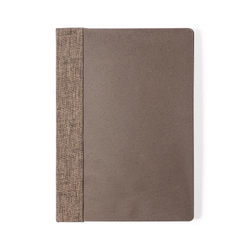 Koffievezel notitieboekje Lando bruin