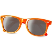 Zonnebril Wayfarer met UV-bescherming oranje