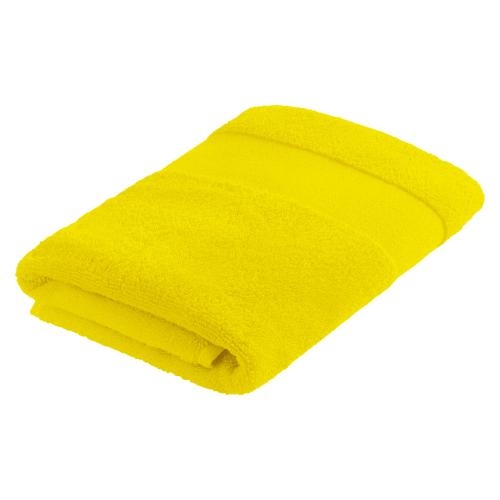 Handdoek 100x50 cm geel
