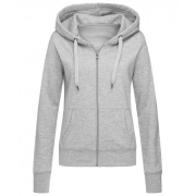 Stedman Sweater Hood Zip Active for her grey heather,l