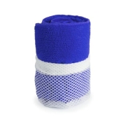 Absorberende handdoek blauw