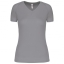 Dames sport-T-shirt V-hals fine grey,2xl