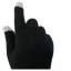 Handschoen touchscreen zwart