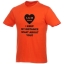 Heros unisex t-shirt met korte mouwen oranje,l