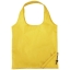 Bungalow opvouwbare polyester boodschappentas geel