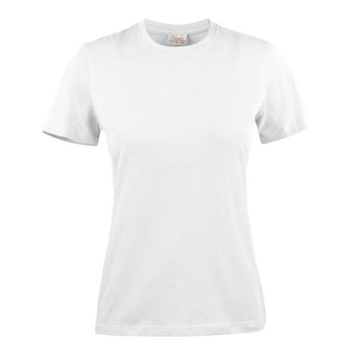 Modern licht dames T-shirt wit,m