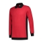 L&S Sweater Polo Workwear rood/zwart,3xl