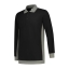 L&S Sweater Polo Workwear black/pg,3xl