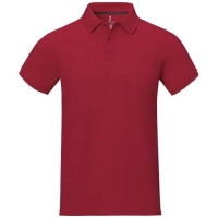 Calgary herenpolo korte mouwen rood,l