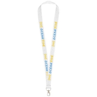 Impey lanyard met haak wit