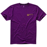 Nanaimo heren t-shirt korte mouw plum,l