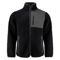 Teddy fleece sweater Kingsley zwart,l