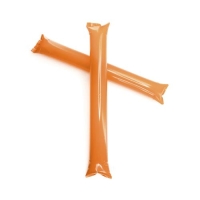 Opblaasbare klapsticks oranje