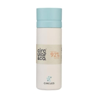 Circular&Co Reusable Bottle 600 ml waterfles grijs/blauw