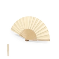 Houten waaier Bali naturel