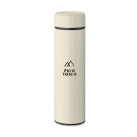 Drinkfles keramische coating 420 ml gebroken wit