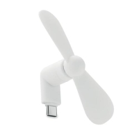 Draagbare USB-ventilator Phan wit