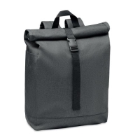 RPET rolltop rugzak Udine zwart