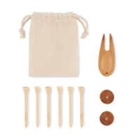 Golfaccessoires in etui Dormie beige