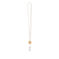 Katoenen lanyard Kara beige