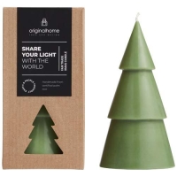 Originalhome kerstboomkaars Large heather groen