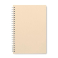 A5-notitieboek gerecycled karton ringband