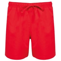 Ecologische heren zwembroek rood,s