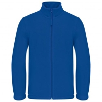 Kindervest microfleece met rits royal blue,6-8 jaar