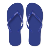PE slippers 40-43 blauw