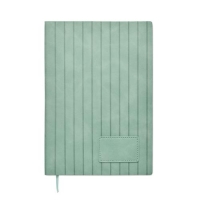 A5-notitieboek in smokey PU Tintray mint green