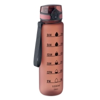 Sportwaterfles RPET 1L Isforden mark bordeaux