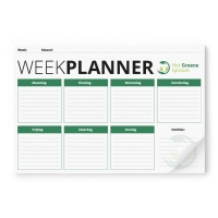 A4-planner - week of maand wit