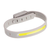 Rplastic oplaadbaar LED looplampje grijs