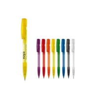 Balpen Nash grip transparant transparant blauw