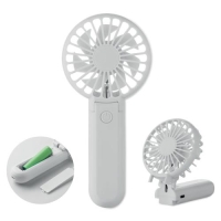 Draagbare vouwventilator Ibera wit