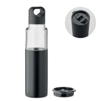 2-in-1 fles 610 ml Dualuse zwart