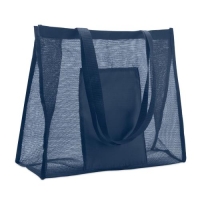 RPET mesh boodschappentas Limp blauw
