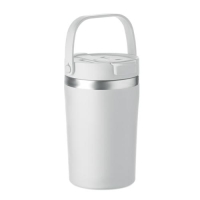 Dubbelwandige beker 350 ml Cozycup wit