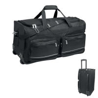 600D RPET reistas trolley Itfits zwart