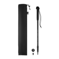 Telescopische wandelstok Nole one zwart
