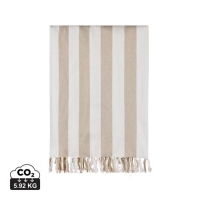 VINGA Ornos hamam gezinshanddoek beige/wit