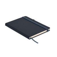 Gerecycled PU A5-notitieboek Arpu navy